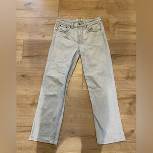 Abercrombie & Fitch Light Blue Denim The ‘90s Straight Mid Rise